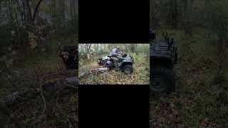 Jeter and the Four Wheeler Gets Stuck  Pt 2 [upl. by Sikram253]