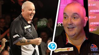 PHIL TAYLOR gives HONEST ASSESSMENT of match vs Peter Manley at WORLD SENIORS quotI tried TOO HARDquot [upl. by Darrin798]