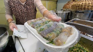 Rolled rice noodles 越南小卷粉  Chinese Street Food [upl. by Sordnaxela480]