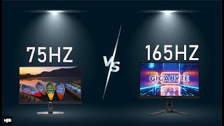 Does High Refresh Rate Matters   75hz vs 165hz [upl. by Sayre]