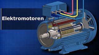 Wie Elektromotoren funktionieren Drehstrommotoren Dreiphasen Wechselstrommotor Induktionsmotor [upl. by Stutman]