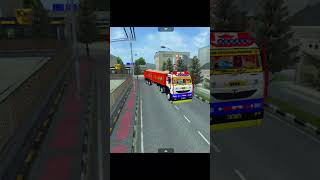 22 wheeler tata sigma 55 ton full loaded truck game tata shorts industrialtrucks [upl. by Llebasi]