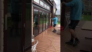 Water fed pole system  Window cleaning [upl. by Aciretal652]