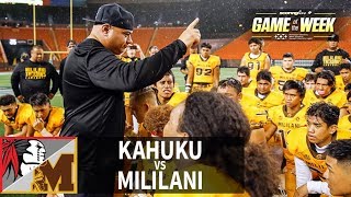 Trojans air it out for OIA title  SL Replay  Kahuku vs Mililani Nov 2 2018 [upl. by Ielirol676]