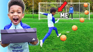 Kids Football Boots Skills Test  Unboxing [upl. by Demy]