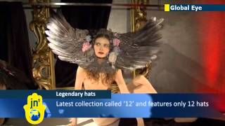 12 unique headdresses on show in Moscow [upl. by Acinok]