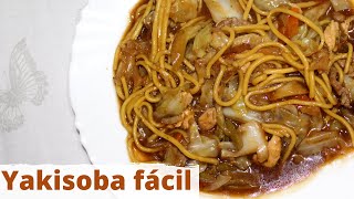 COMO FAZER YAKISOBA RÁPIDO E FÁCIL 🍜 [upl. by Trautman]