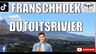 franschhoek dutoitsrivier most beautifull moutain drive full hd video 4k skyline drones [upl. by Meador]