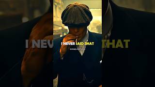 I Never Said That 😎🔥Sigma Rule  Thomas Shelby shorts motivation thomasshelby sigmarule quotes [upl. by Yeh]