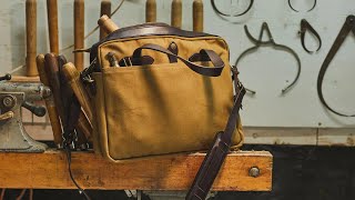 Filson Original Briefcase Review How Effective Is It 2023 [upl. by Nedyrb]