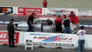 Nitrous Explosion  Rich Hoyle PSCA Xtreeme Drag Radial [upl. by Aipmylo485]