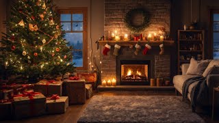 Cozy Fireplace 4K LIVE 247 Fireplace with Crackling Fire Sounds Christmas Fireplace 2024 [upl. by Yhpos]