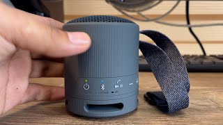 The BEST tiny portable bluetooth speaker I ever bought  Sony SRSXB100 [upl. by Enilasor]