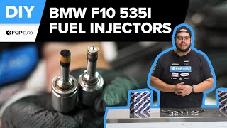 BMW 535i Fuel Injector Replacement DIY 20112016 BMW F10 5Series N55 Engine EU6 Injectors [upl. by Jermayne]