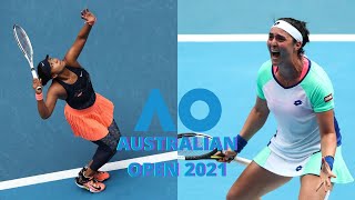 Naomi Osaka vs Ons Jabeur Australian Open 2021 MATCH HIGHLIGHTS [upl. by Oeak95]