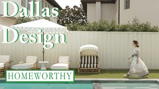 DALLAS INTERIOR DESIGN  Maximalist Decor Gorgeous Gardens amp More [upl. by Toms692]