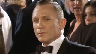 James Bond Premiere with Daniel Craig as 007 in SkyFall London [upl. by Aliwt]