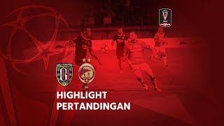 Semifinal Highlight Bali United Vs Sriwijaya FC 14 Februari [upl. by Felecia]