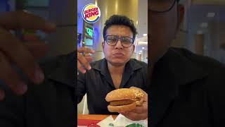 Comparing Burger King Vs Burger Singh Cheapest Meal🔥😍 [upl. by Terrijo]