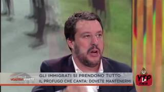 BELLO FIGO TORNA IN TV CONTRO SALVINI [upl. by Macario]