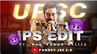 🥵SSP MUKTESHWAR CHAUBEY 😈UPSC Edit🔥IPS STATUS 😎 PandeyJee20 motivation upsc ips editing [upl. by Donatelli]