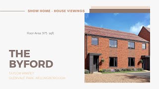 New Build  Show Home Tour  Taylor Wimpey  The Byford  Gosford  Glenvale Park Wellingborough UK [upl. by Yentterb289]