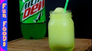 Mountain Dew Slushies  How to Make Homemade Slushies [upl. by Tongue263]