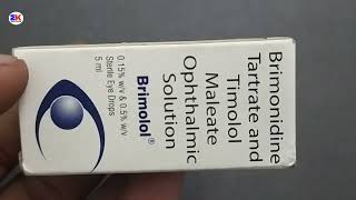 Brimolol Eye Drops  Brimonidine Tartrate and Timolol Eye Drop  Brimolol Eye Drops Uses Benefits [upl. by Voorhis169]