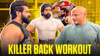 3 Best Exercise For Back Muscle ThicknessTagda Back Workout With Guru Ji And Rubal Bhai [upl. by Ylagam]