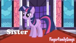 Finger Family My Little Pony Finger Family nursery rhymes Daddy finger song [upl. by Lletnwahs]