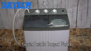 Giantex Portable Compact Washer Review  Watch before ordering [upl. by Koressa]