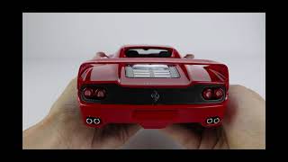 GT Spirit 118 F50 1995 ROSSO CORSA GT342 Resin car model [upl. by Airetak]