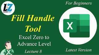 9 Fill Handle Tool  MS Excel  Zero to Advance excel teacher microsoft education computer [upl. by Einafit]