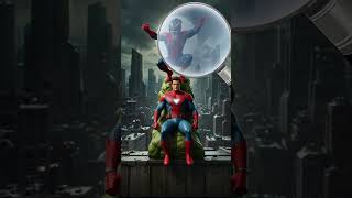 2 red Spidermans superheros or fury demons mutant monsters jump to the Moon [upl. by Nonnairb]