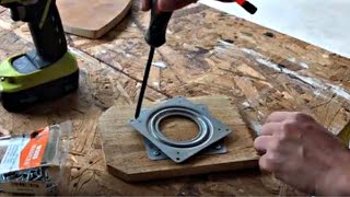 Quick amp Easy DIY Steps To Install Lazy Susan Turntable Hardware [upl. by Tenrag]