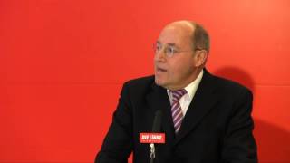 Gregor Gysi DIE LINKE »Mindestlohn kommt noch 2013« [upl. by Aidul]