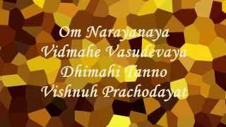 Mantra for Success and Prosperity  Vishnu Gayatri Mantra  with English text [upl. by Aierdna763]