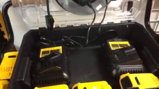 Dewalt battery charging TSTAK case [upl. by Yerocal142]