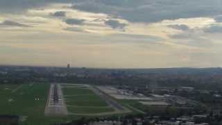 COCKPIT VIEW OF APPROACH AND LANDING AT BOLOGNA AIRPORT RUNWAY 12 [upl. by Kanya]