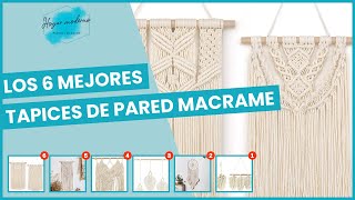 Los 6 mejores tapices de pared macrame [upl. by Halac]