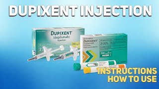 Dupixent injection dupilumab how to use How and when to take it Who cant take dupilumab [upl. by Jedd]