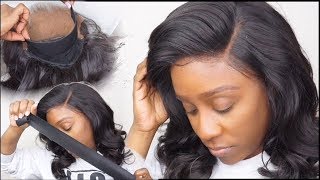 NO GLUE HOW TO SEW AN ELASTIC BAND TO A LACE FRONT WIG  NO MORE SLIDING BACK  UAMAZING HAIR [upl. by Tanah104]