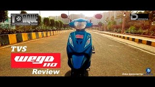 New TVS Wego 110 Review amp First Impression  Torque  The Automobile Show [upl. by Anauqes]