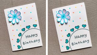 Easy amp Beautiful Birthday Card  Birthday Card  Birthday Gift  Greeting Card [upl. by Yehus]