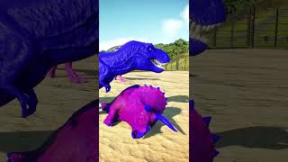 TRex vs Triceratops Colors shorts dinosaur jurassicworld [upl. by Elleret178]