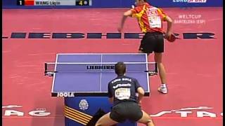 Timo Boll GER vs Wang Liqin CHN [upl. by Onin82]