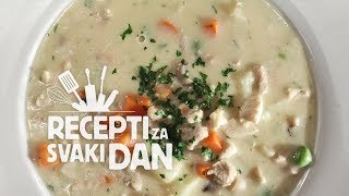 Pileća ragu juha  video recept [upl. by Nnahteb]