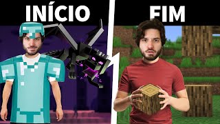 EU ZEREI O MINECRAFT MAS DE TRÁS PRA FRENTE [upl. by Sullivan350]