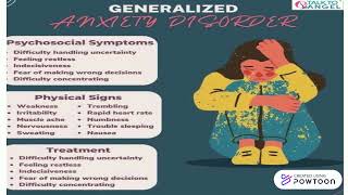 GENERALIZED ANXIETY DISORDER [upl. by Ianahs924]