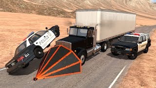 Extreme Police Chases CrashesampFails 12  BeamNG DRIVE [upl. by Suidualc263]